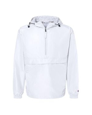 Champion Packable Quarter-Zip Jacket - White