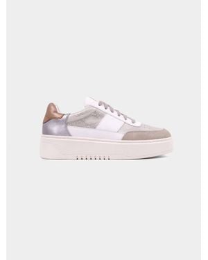 Shu Shop Oriana Snake Platform Sneakers - Pink