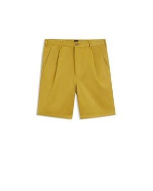 BOSS Relaxed-Fit Shorts - Yellow