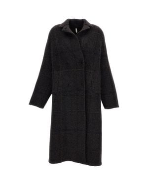 Boboutic Cocoon Double-Breasted Coat - Black