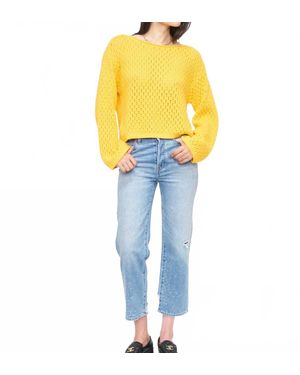Pistola Cassie Crop Jeans - Yellow