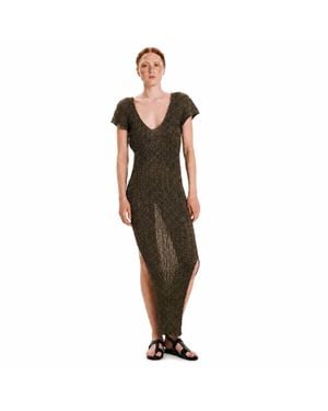 Kourbela Shimmering Water Maxi Dress - Green