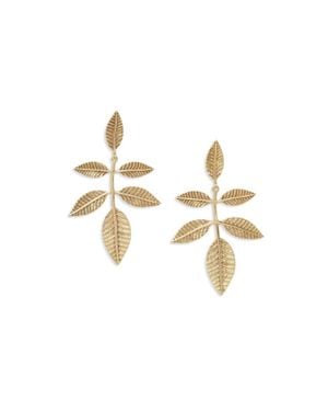 Ever Alice Leaf Earring - White