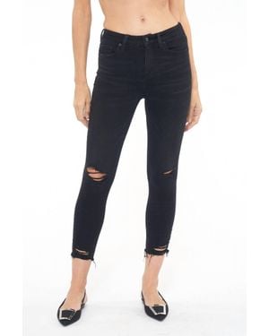 Pistola Audrey Mid Rise Skinny Crop Jeans - Blue