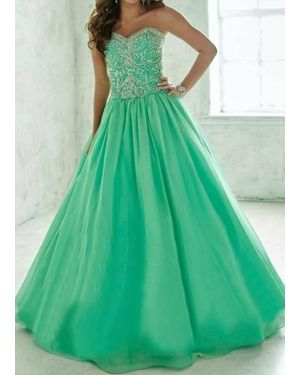 Tiffany Exclusives Ball Gown Prom Dress - Green