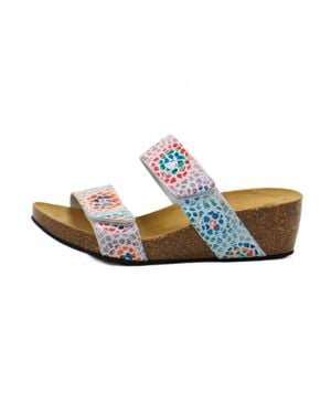 Eric Michael Liat Platform Sandals - Blue