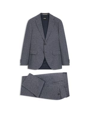 BOSS Two-Piece Regular-Fit Suit - Gray