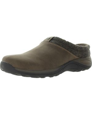 Eastland Bessie Padded Insole Faux Leather Mules - Brown
