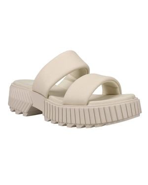 Sorel Ona Streetworks 2069911-191 Sandals B Leather Slide Jzz1191 - Natural