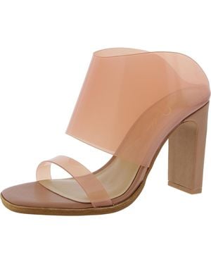 42 GOLD Linx Mixed Media Vinyl Mule Sandals - Natural