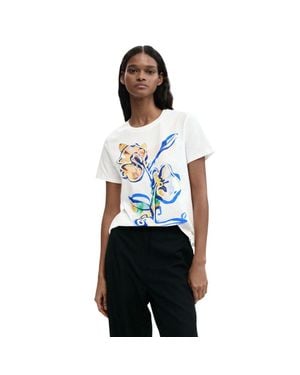 Desigual Cotton T-Shirt - White