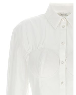 Nensi Dojaka Cotton Blouse - White