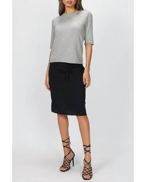 6397 Drawstring Skirt - Black