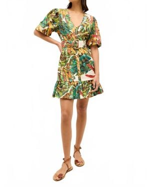 Marie Oliver Gwyneth Mini Dress - Yellow