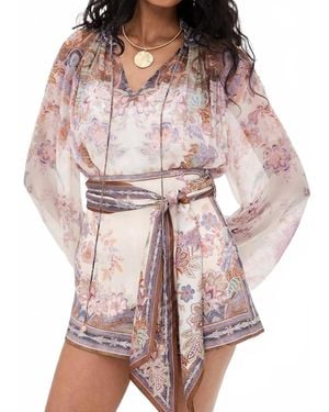 Zimmermann Luna Billow Blouse - Multicolor