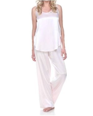 PJ Harlow Jackie Satin Hi-low Cami - White
