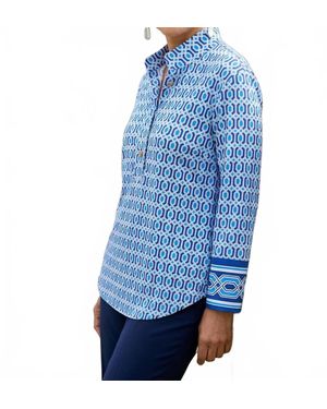 Jude Connally Belinda 3/4 Sleeve Top - Blue