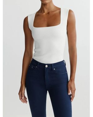 DL1961 Square Neck Top - Blue