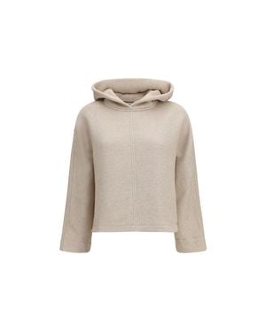 Max Mara Pure Cotton Sweatshirt - Natural