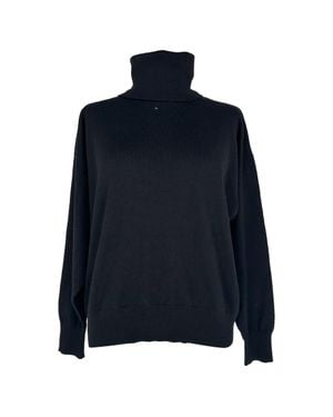 Jil Sander Turtle Neck Sweatshirt - Blue