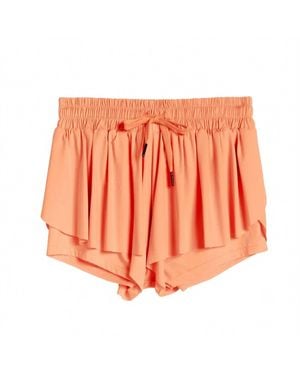 Tractr Girls Butterfly Shorts - Orange