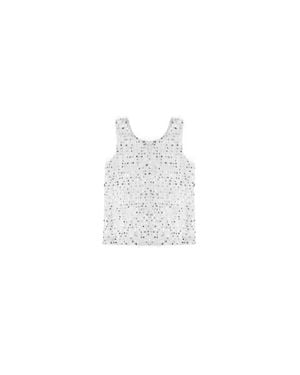 MIA Girl's Sequin Eyelash Top - Black