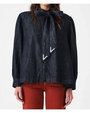 seventy + mochi Poet Blouse - Blue