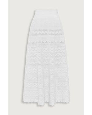 Molli Diva Pointelle Skirt - White