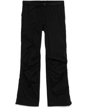GR10K Adjustable Pants With Concealed Fastenings And Zip Details - Black