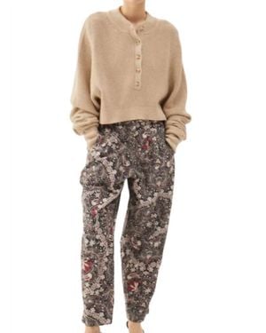 Maria Cher Leon Eli Cargo Pants - Natural