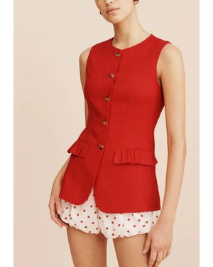 Posse Matilda Gilet Vest - Red