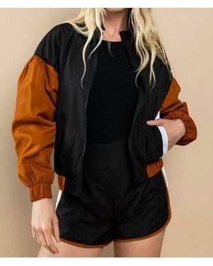 TCEC Multi Color Activewear Jacket - Black