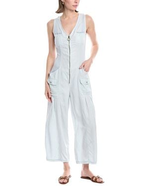 XCVI Macgowan Crop Jumpsuit - Blue