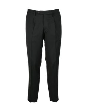 MICHELE CARBONE Virgin Wool Pants - Black