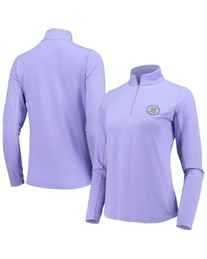 IBKUL 22 U. S. Open Top Long Sleeve Icefil Quarter-Zip Dsgl870 - Purple