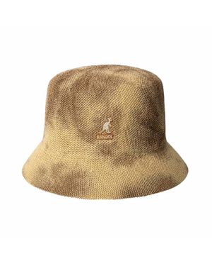 Kangol Tie Dye Knit Bucket Hat - Natural