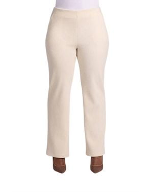 Sympli Pull On Chenille Pant - Natural
