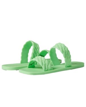 Steve Madden Bohemia Flat Sandal Light Bohemia-Grn - Green