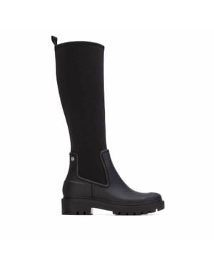 Xti Tall Chelsea Boots - Black
