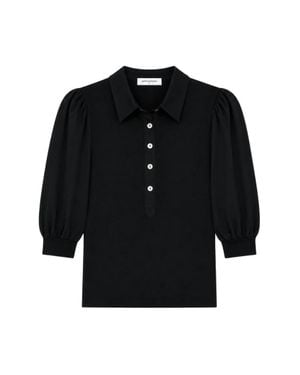 Lisa Todd Pure Rib Collett Top - Black
