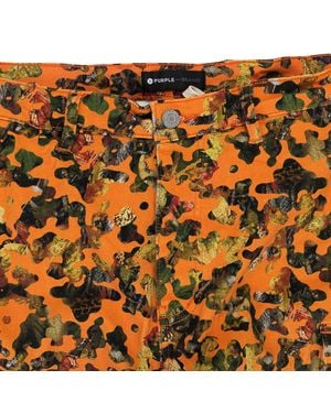 Purple Brand Stretch Twill Cargo Pant Cargo Pants - Orange