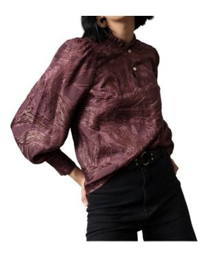 Emily Lovelock Evanna Blouse - Red