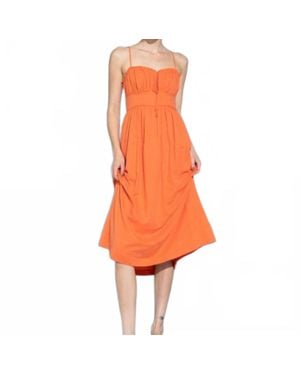 Lena® Berkley Open Back Dress - Orange