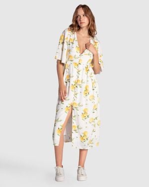 Belle & Bloom Crazy Love Button Up Dress - Multicolor