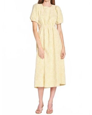 En Saison Kanika Midi Dress - Yellow