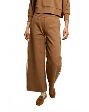PERFECTWHITETEE Mikos Wide Leg Pants - Brown