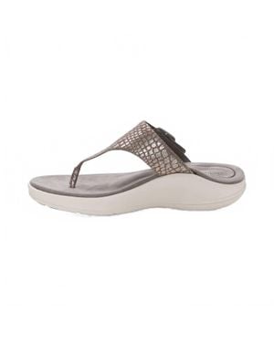 Aetrex Donna T-Strap Sandal - Brown
