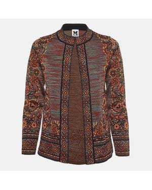 Missoni Patterned Knit Cardigan - Brown
