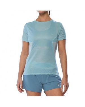 Mizuno Dryaeroflow Graphic Tee - Blue