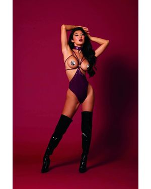 Dreamgirl Fetish Teddy Dmnd - Red